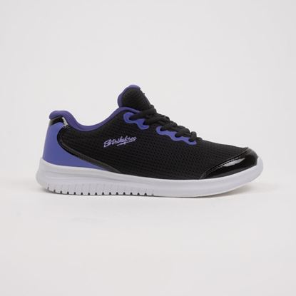 Picture of KR Strikeforce Women's Glitz Black Purple Bowling Shoes