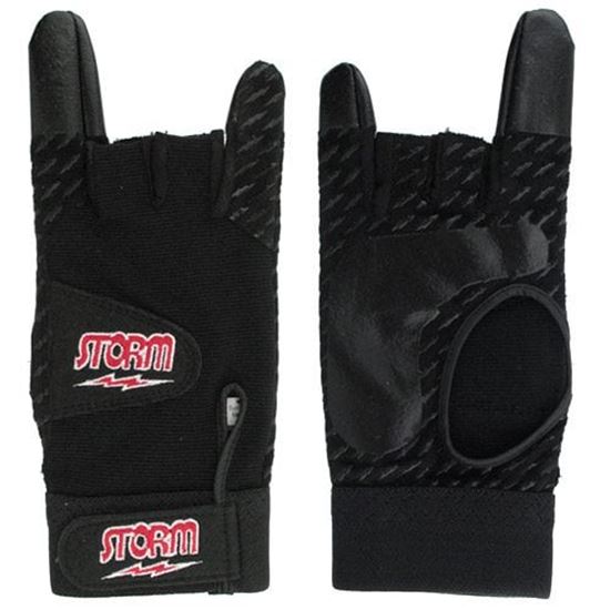 Picture of Storm Xtra Grip Wrist Support Black Right Hand Bowling Glove