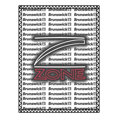 Picture of Brunswick Danger Zone Black SD Leather Bowling Shammy