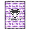 Picture of Motiv Venom Black Purple SD Leather Bowling Shammy