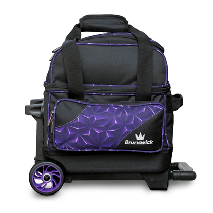 Picture of Brunswick Zone 1 Ball Roller Purple Prism Bowling Bag