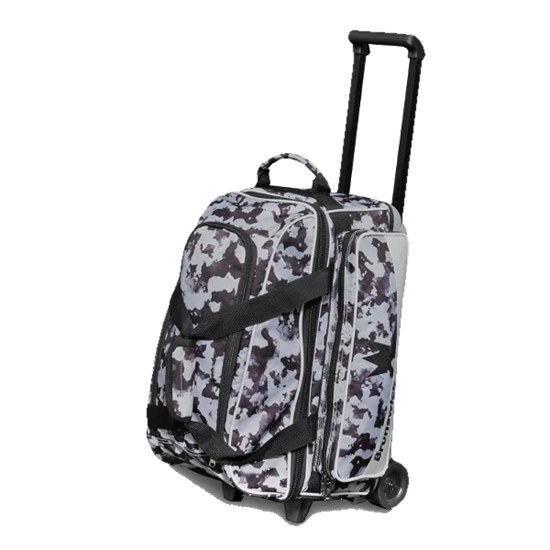 Picture of Brunswick Zone Double 2 Ball Roller Grey Chaos Bowling Bag