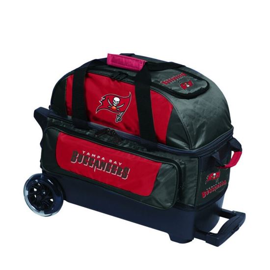 Picture of KR NFL 2 Ball Double Roller Tampa Bay Buccaneers Bowling Bag