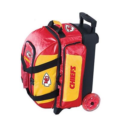 Picture of KR NFL 2 Ball Double Roller Kansas City Chiefs Bowling Bag