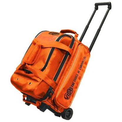Picture of VISE 2 Ball Economy Double Roller Orange Bowling Bag