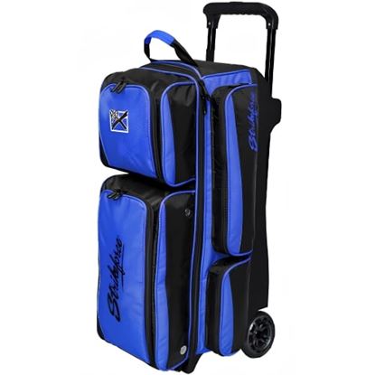 Picture of KR Strikeforce Konvoy 3 Ball Triple Roller Blue Black Bowling Bag