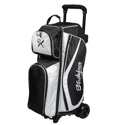 Picture of KR Strikeforce Drive 3 Ball Triple Roller Black White Bowling Bag
