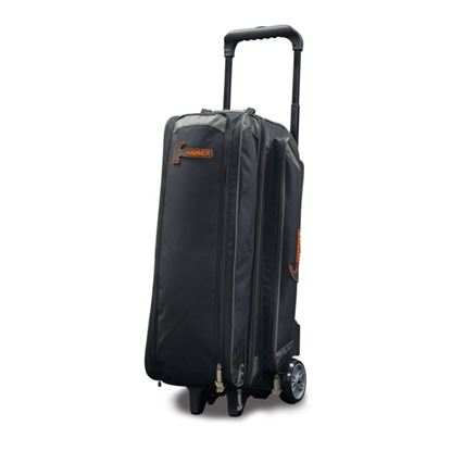 Picture of Hammer Premium Black Grey 3 Ball Triple Roller Bowling Bag