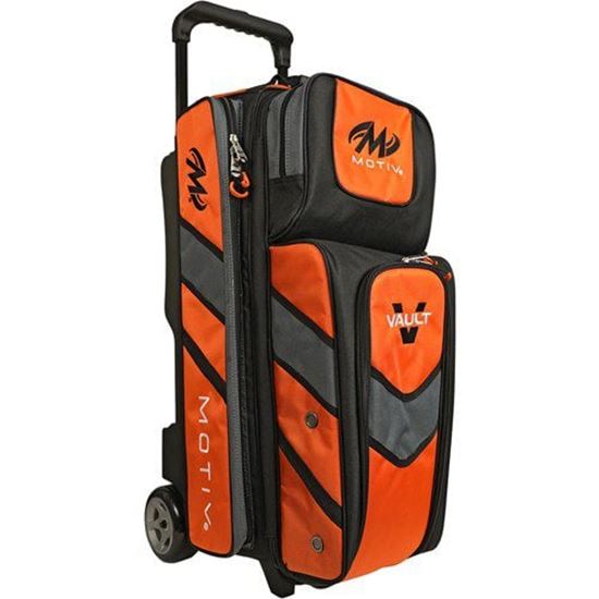Picture of Motiv Vault 3 Ball Triple Roller Tangerine Bowling Bag