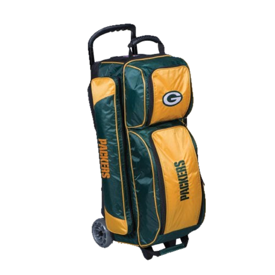 Picture of KR Green Bay Packers 3 Ball Premium Triple Roller NFL Bowling Bag