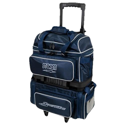 Picture of Storm Streamline 4 Ball Roller Diamond Navy Grey Bowling Bag