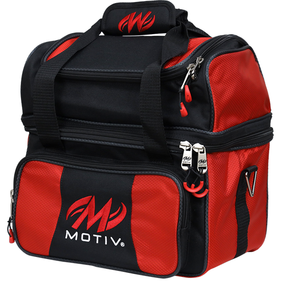 Picture of Motiv Prevail 1 Ball Single Tote Red Bowling Bag