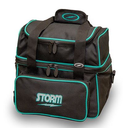 Picture of Storm 1 Ball Flip Tote Single Black Sea Foam Bowling Bag