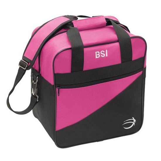 Picture of BSI Solar III Ball Single Tote Black Pink Bowling Bag