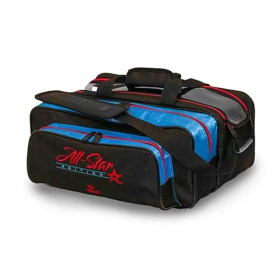 Picture of Roto Grip 2 Ball Double Tote Carryall Competitor Black Red Blue Bowling Bag