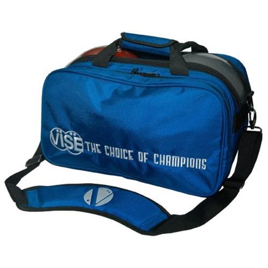 Picture of VISE 2 Ball Clear Top Plus Blue Bowling Bag