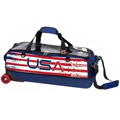 Picture of KR Dye Sub 3 Ball Slim Triple Roller USA Bowling Bag