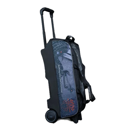 Picture of Hammer Hybrid Triple Black Widow 3 Ball Bowling Bag