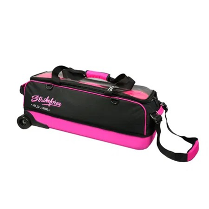 Picture of KR TPC 3 Ball Slim Triple Roller Pink Bowling Bag