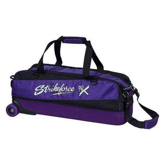 Picture of KR Fast 3 Ball Slim Triple Roller Purple Bowling Bag