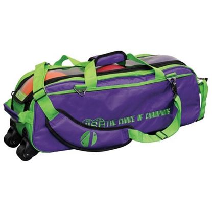 Picture of VISE 3 Ball Triple Tote Grape Green Bowling Bag