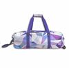 Picture of BSI 3 Ball Triple Roller Tote Pink Purple Triangles Bowling Bag